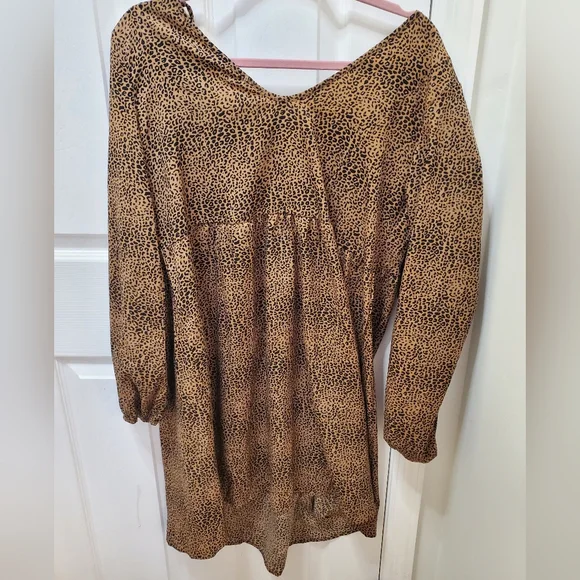 Leopard Print Dress - Picture 3 of 3